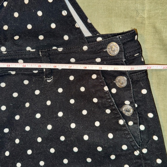 EUC Forever 21 - Black with White Polka Dots - Overalls (Shorts) - 20 - Picture 10 of 12